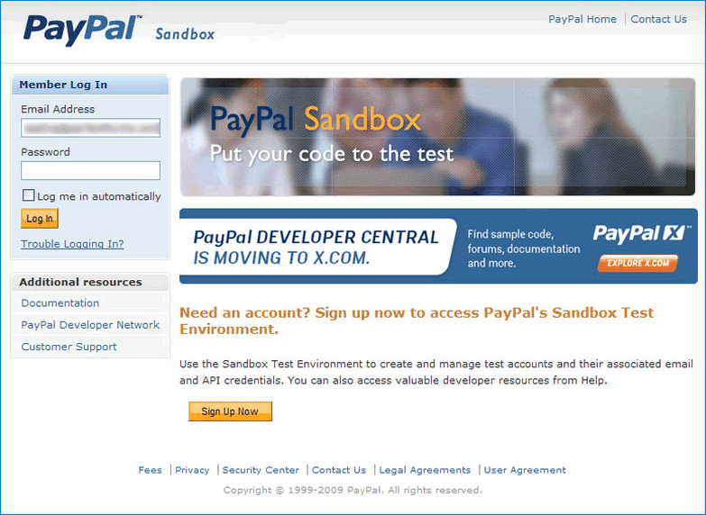 PayPal Sandbox